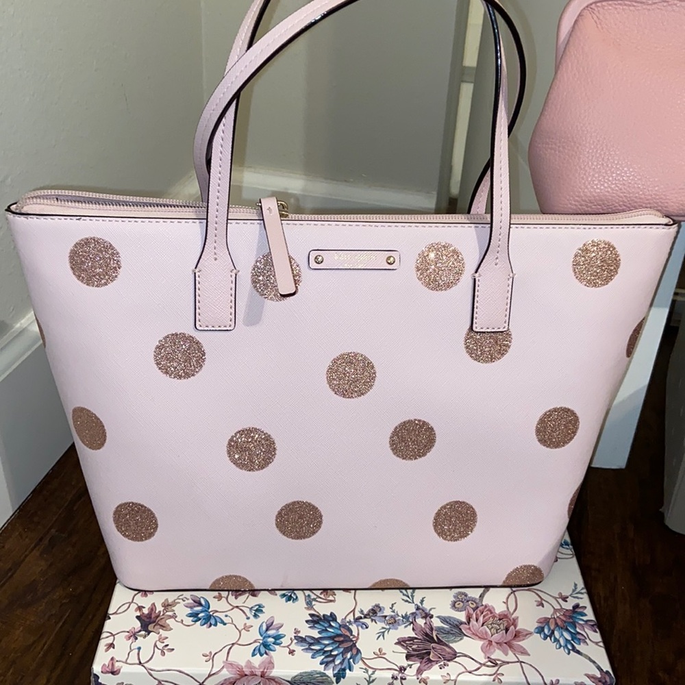 ✨ Kate Spade Polka Dot Glitter Shoulder Bag ✨